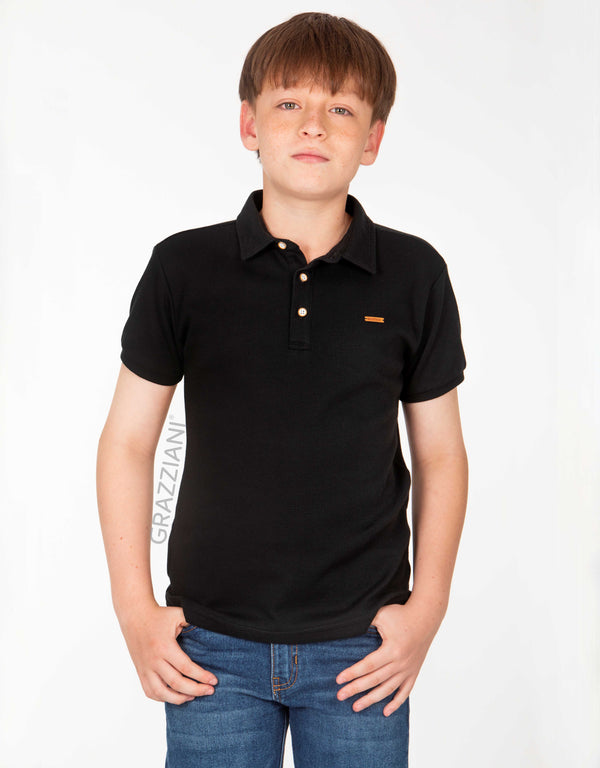 CAMISA POLO NEGRO