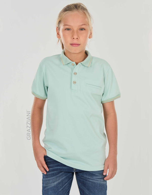 CAMISA POLO VERDE