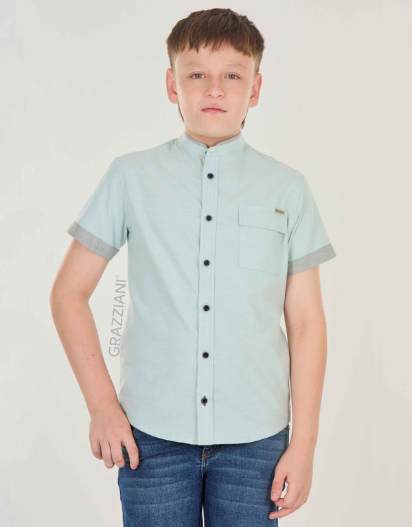 CAMISA MANGA CORTA VERDE