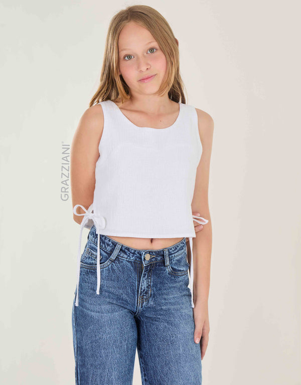 BLUSA ALGODÓN CON BRILLO