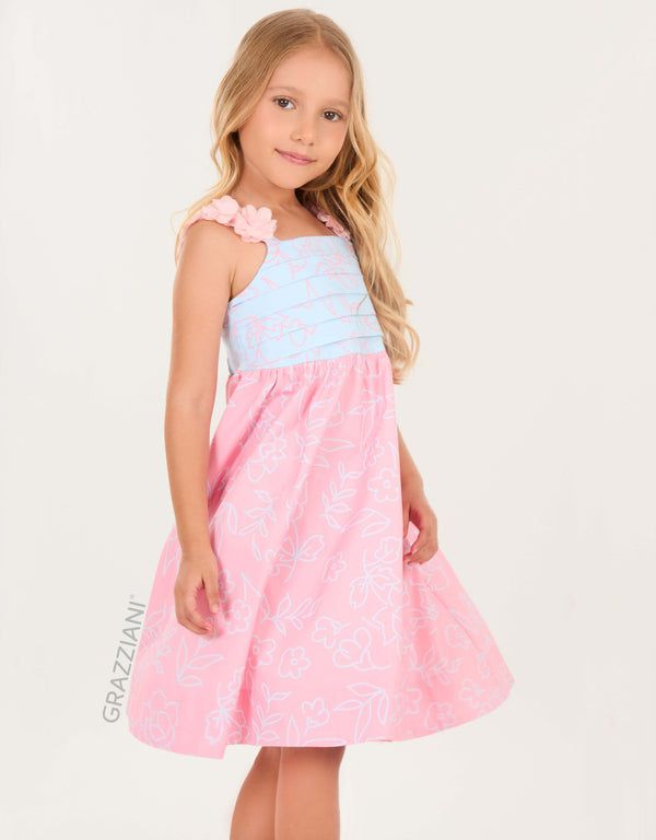 VESTIDO ALGODÓN FLORES