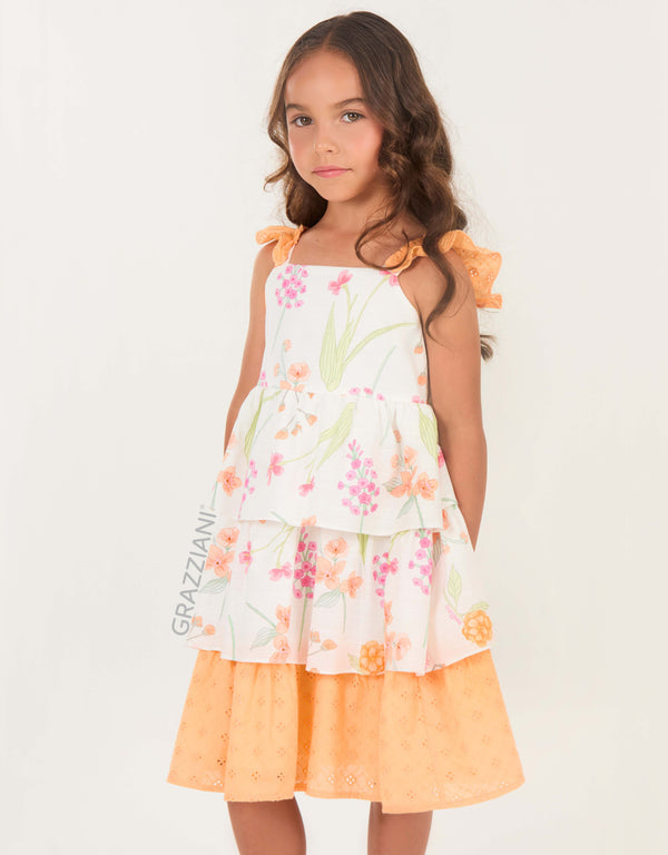 VESTIDO ALGODÓN GOLAS ESTAMPADO