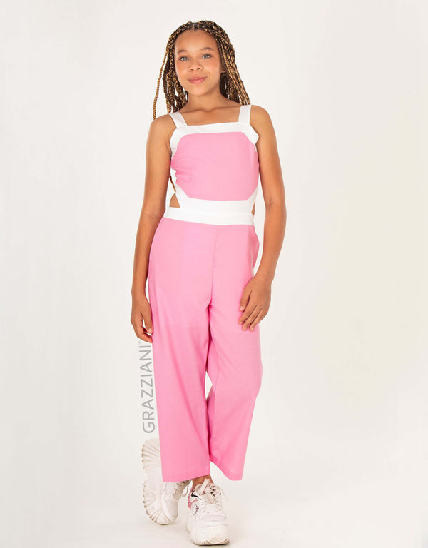 ENTERIZO PANTALÓN ESPALDA DE ANUDAR