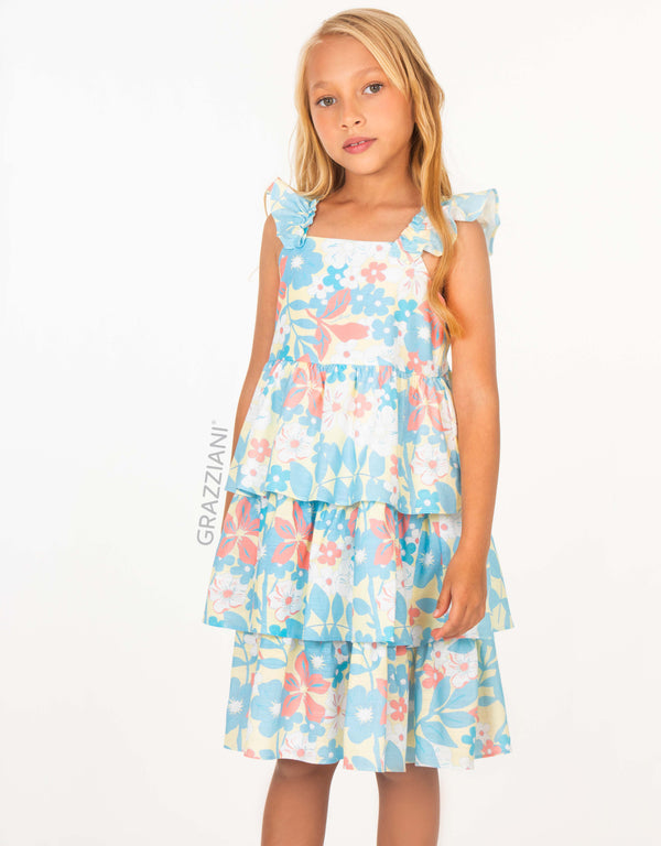 VESTIDO ALGODÓN ESTAMPADO