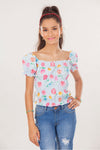 BLUSA ALGODÓN ESTAMPADO