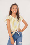 BLUSA ESTAMPADA A RAYAS