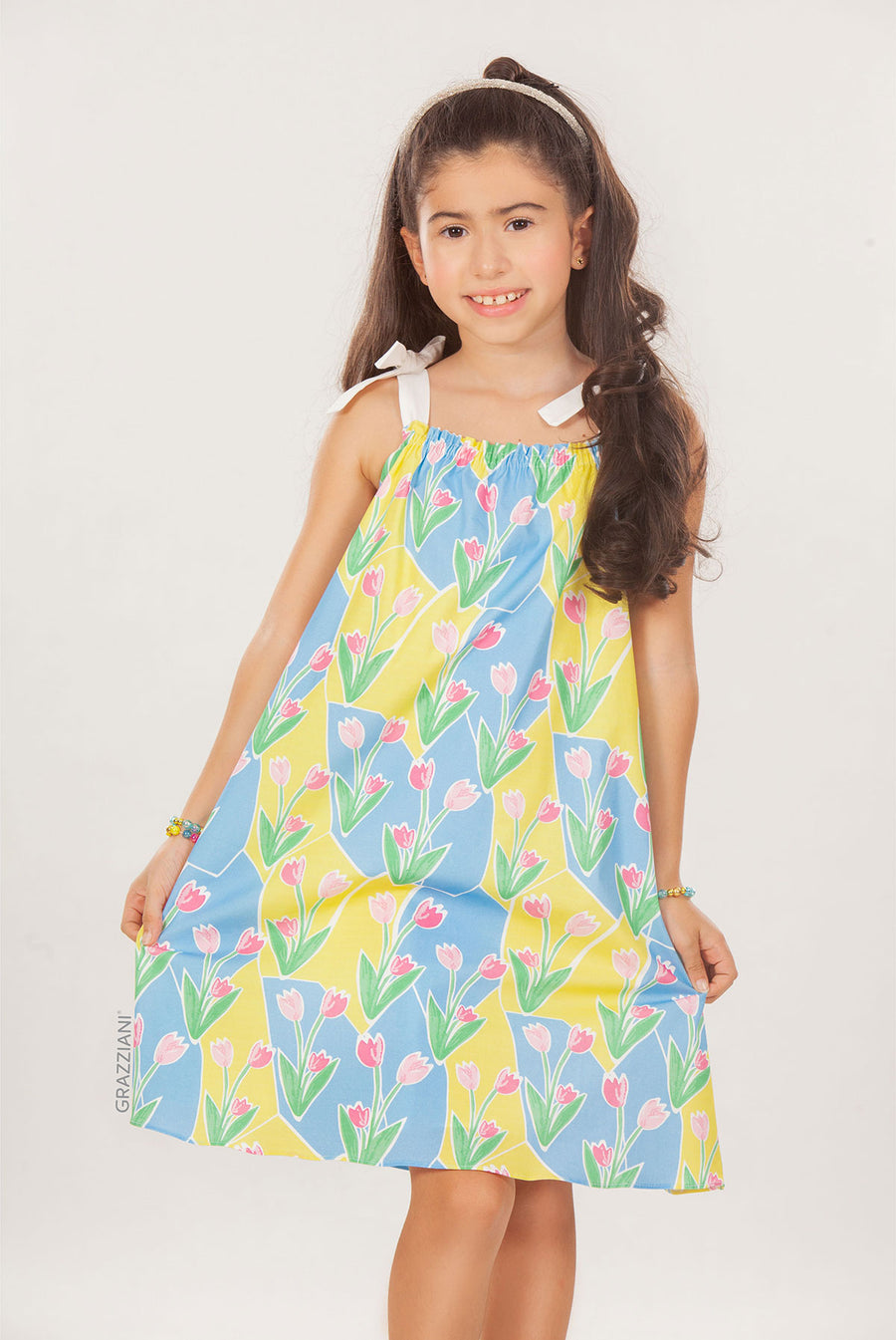 VESTIDO ESTAMPADO EN ALGODÓN