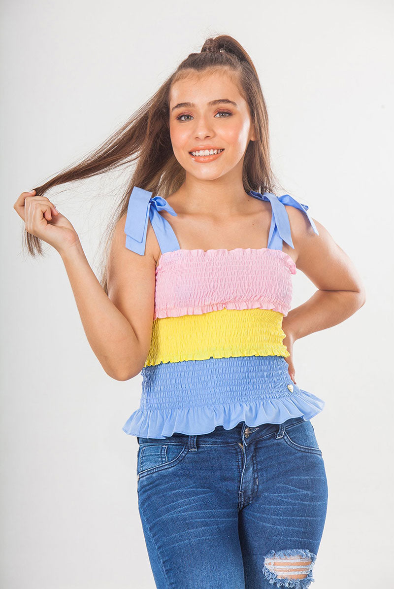 BLUSA ENCAUCHADA