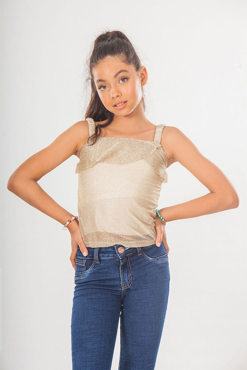 BLUSA BRILLOS