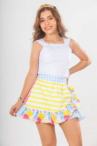 CONJUNTO FALDA Y BLUSA