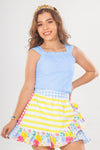 BLUSA ALGODÓN UNICOLOR