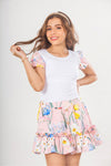 CONJUNTO BLUSA Y FALDA