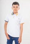 POLO CUELLO COMBINADO